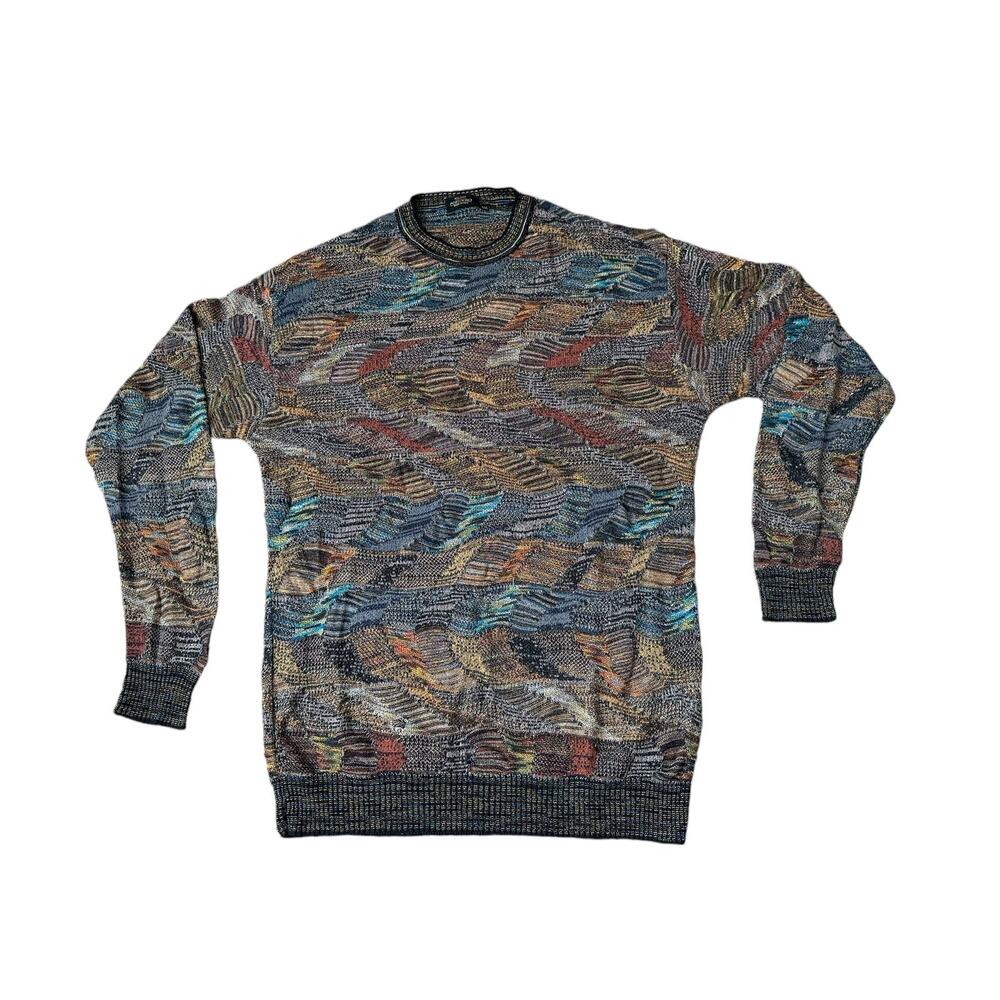 Riscatto Portofino Viscose Cotton Acrylic Mens XXL Italy Made Sweater